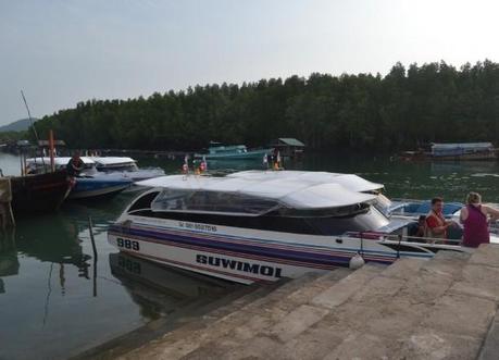 Speed Boat at Bang Rong Pier Speed Boat at Bang Rong Pier, Travel to Koh Yao Yai from Phuket Airport