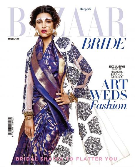 Shruti Hassan for Harper’s Bazaar Magazine, India, May 2014