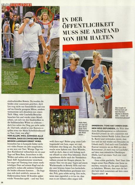 Toni Garrn For Grazia Magazine, Germany, April 2014