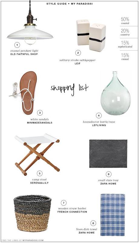 Style guide: 50% coastal Style guide: 50% coastal