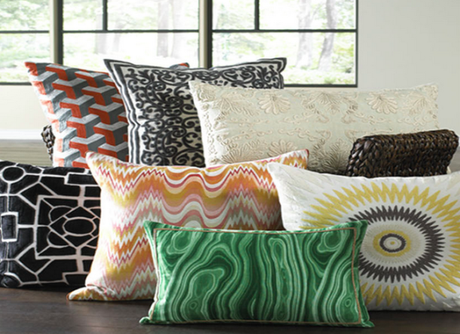 Spring Bedding Inspiration spring throw pillows