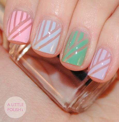 Pastel Rainbow Nails