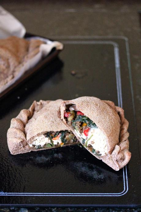 Veggie Calzones with Tofu Ricotta Veggie Calzones with Tofu Ricotta