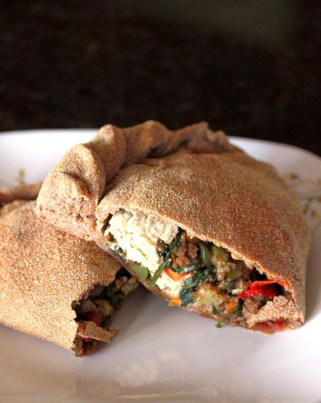 Veggie Calzones with Tofu Ricotta Veggie Calzones with Tofu Ricotta