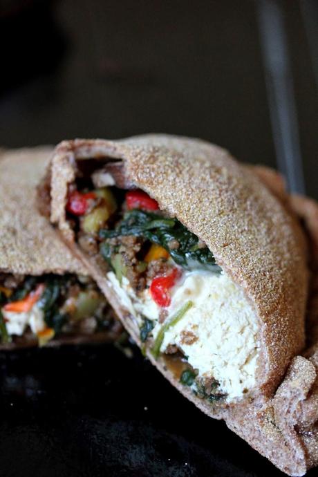 Veggie Calzones with Tofu Ricotta Veggie Calzones with Tofu Ricotta