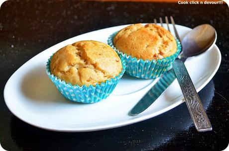 Eggless jam swirled muffin recipe