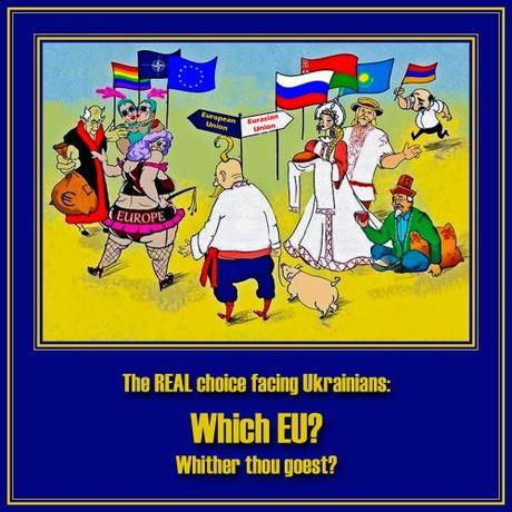 European Union or Eurasian Union – Which Will It Be? A stark cultural choice confronts the Ukrainians - and all of Europe.
