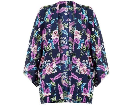 Pick Of The Day: Navy Tropical Print Crepe Kimono Pick Of The Day: Navy Tropical Print Crepe Kimono