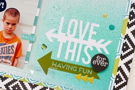 inspired by...Kim Jeffress...a layout using Favorite Things inspired by...Kim Jeffress...a layout using Favorite Things