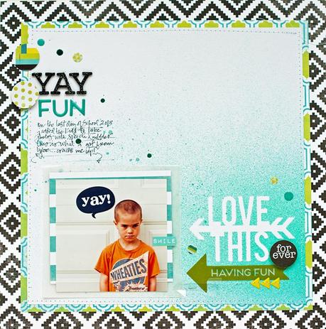 inspired by...Kim Jeffress...a layout using Favorite Things inspired by...Kim Jeffress...a layout using Favorite Things