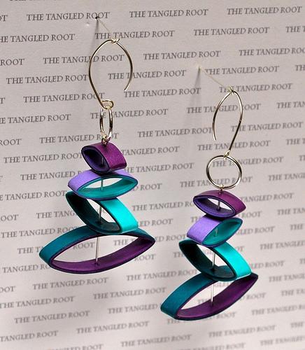 paper jewelry-earrings paper jewelry-earrings