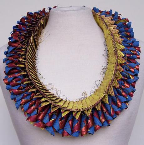 paper jewelry-necklace paper jewelry-necklace