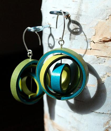 paper jewelry-earrings paper jewelry-earrings