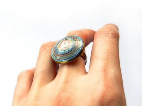 paper jewelry-ring paper jewelry-ring