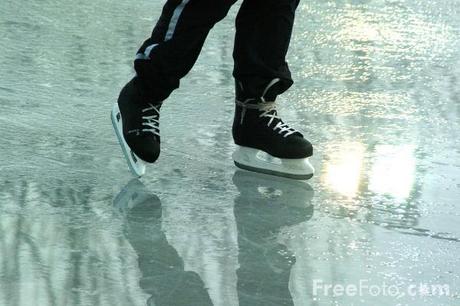Ice Skating is fun for the whole family. Image from FreeFoto.com