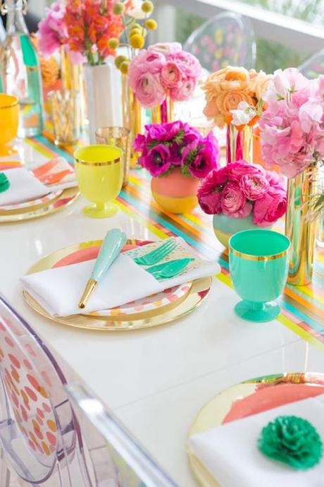 Montage: Mother’s Day Tablescape Inspiration Garden Party Tablescape Oh Joy! Target