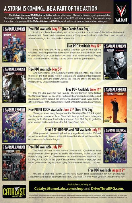 VALIANT partners with Catalyst Game Labs for RPG VALIANT partners with Catalyst Game Labs for RPG