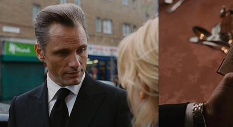 Nikolai in Eastern Promises A close up of the shirt's material on the right.