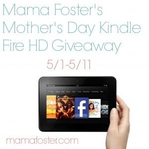 kindle fire giveaway for Mothers day