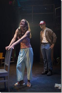 Rebecca Jordan and Drew Schad star in Shattered Globe Theatre's Review: Mill Fire (Shattered Globe Theatre)