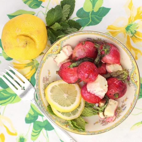 Roasted Radishes with Feta and Mint Roasted Radishes with Feta and Mint