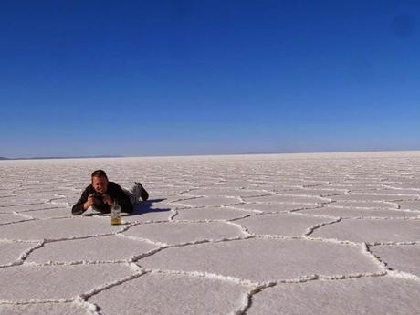 The angle of attack for most perspective photos in Uyuni