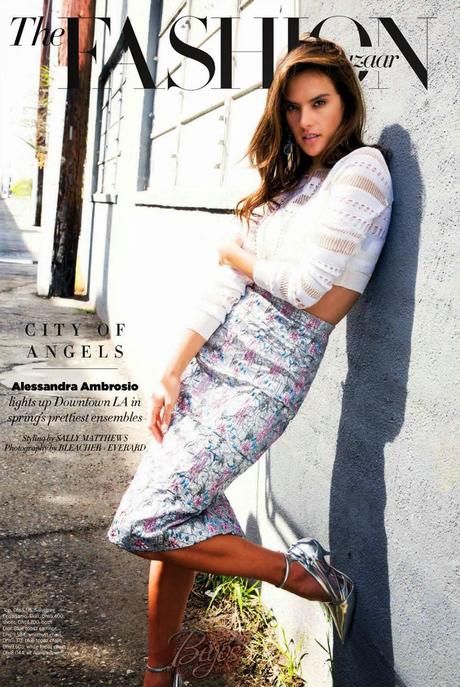 Alessandra Ambrosio by Bleacher & Everard for Harper’s Bazaar Magazine,Arabia, May 2014