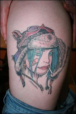 Tank Girl tattoo