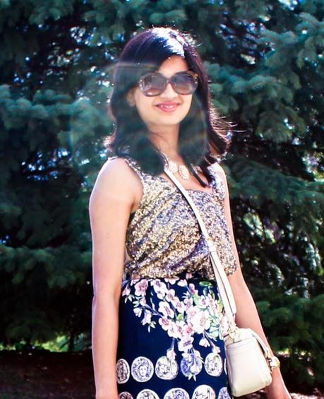 OOTD: Sequined Florals OOTD: Sequined Florals