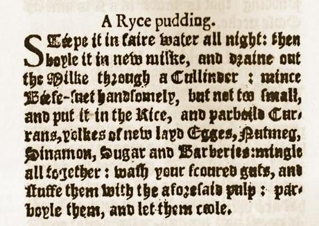 Ryce Puddings in Scoured Guts