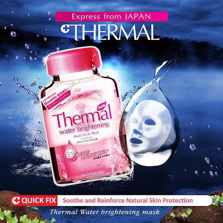 lovemore thermal water brightening mask