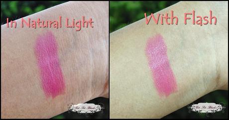 NYX Cosmetics Butter Lipstick in Sweet Tart - On my lips,Review,Swatches
