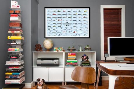 The Filmography of Aircraft Art Print image The Filmography of Aircraft Art Print