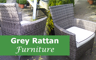 Grey Grey Rattan Garden Furniture