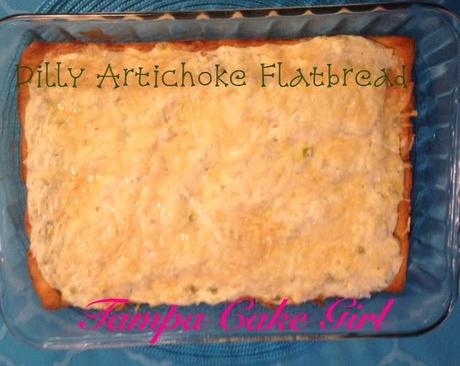 Dilly Artichoke Flatbread-Tampa Cake Girl