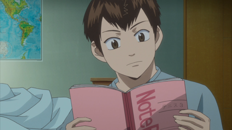 Notes of Baby Steps Episode 5 If you'll excuse me, I'm just going to be doing some cramming for my tennis match...