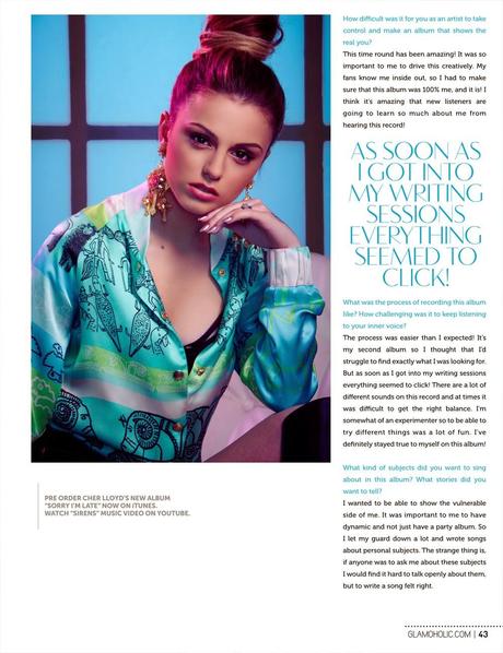 Cher Lloyd For Glamoholic Magazine, Spring, Special 2014