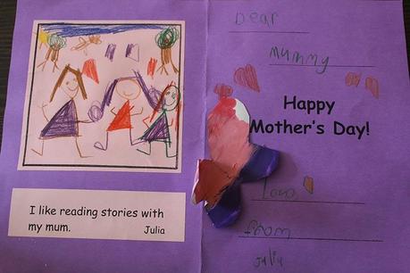 Julia's card for Mother's Day