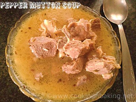 Pepper Mutton Soup