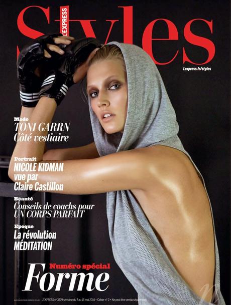 Toni Garrn by Alex Cayley for L'Express Styles Magazine, May 2014