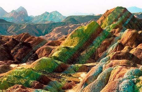 zhangye china rock formations