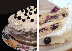 Cake-lemon blueberry Cake-lemon blueberry