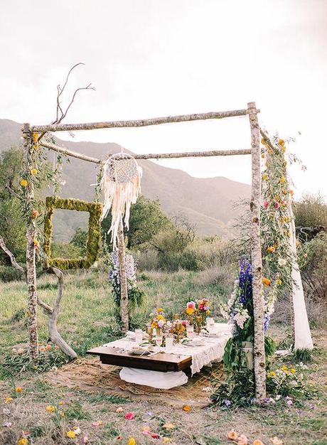Wedding Inspiration {Bohemian Garden}-1