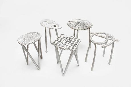 Can Citys Mobile Foundry; Recycling Cans Into Artistic Furniture 