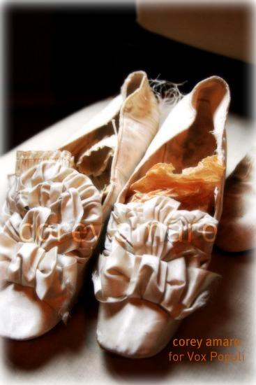 Satin wedding shoes