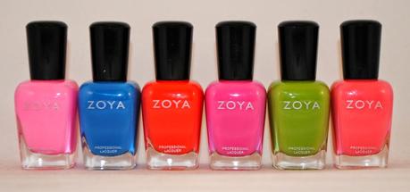 Zoya Tickled Collection - Swatches & Review