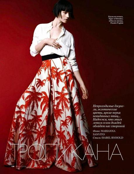 Egle Tvirbutaite For Elle Magazine, Russia, June 2014
