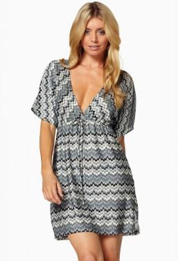 How to Accessorize Your Swimsuit Chevron Tunic by Elan