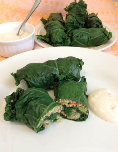 Maria Benardis- Greek dish Dolmades from her book Cooking & Eating Wisdom for Better Health
