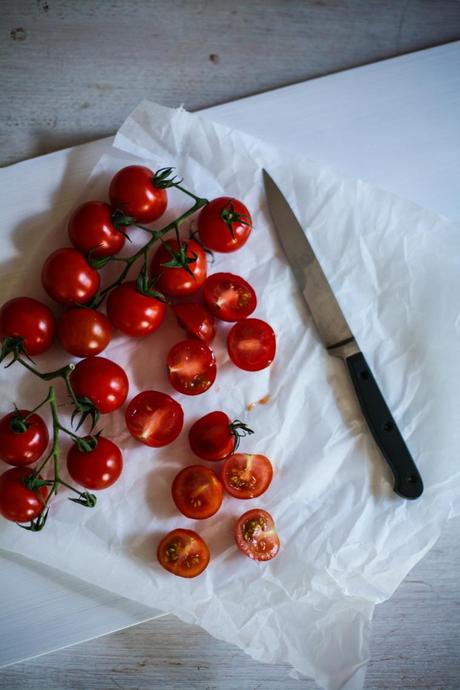 cherry tomatoes food photography